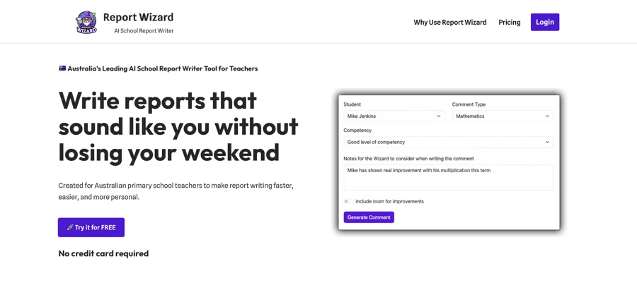 Report Wizard product screenshot